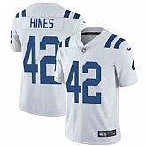 Nike Men & Women & Youth Colts 42 Nyheim Hines White NFL Vapor Untouchable Limited Jersey,baseball caps,new era cap wholesale,wholesale hats